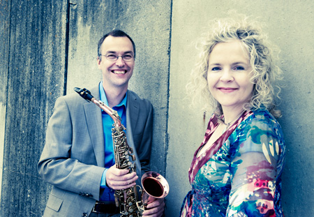 Michael H. Lund, saxofon & Randi E. Mortensen, orgel